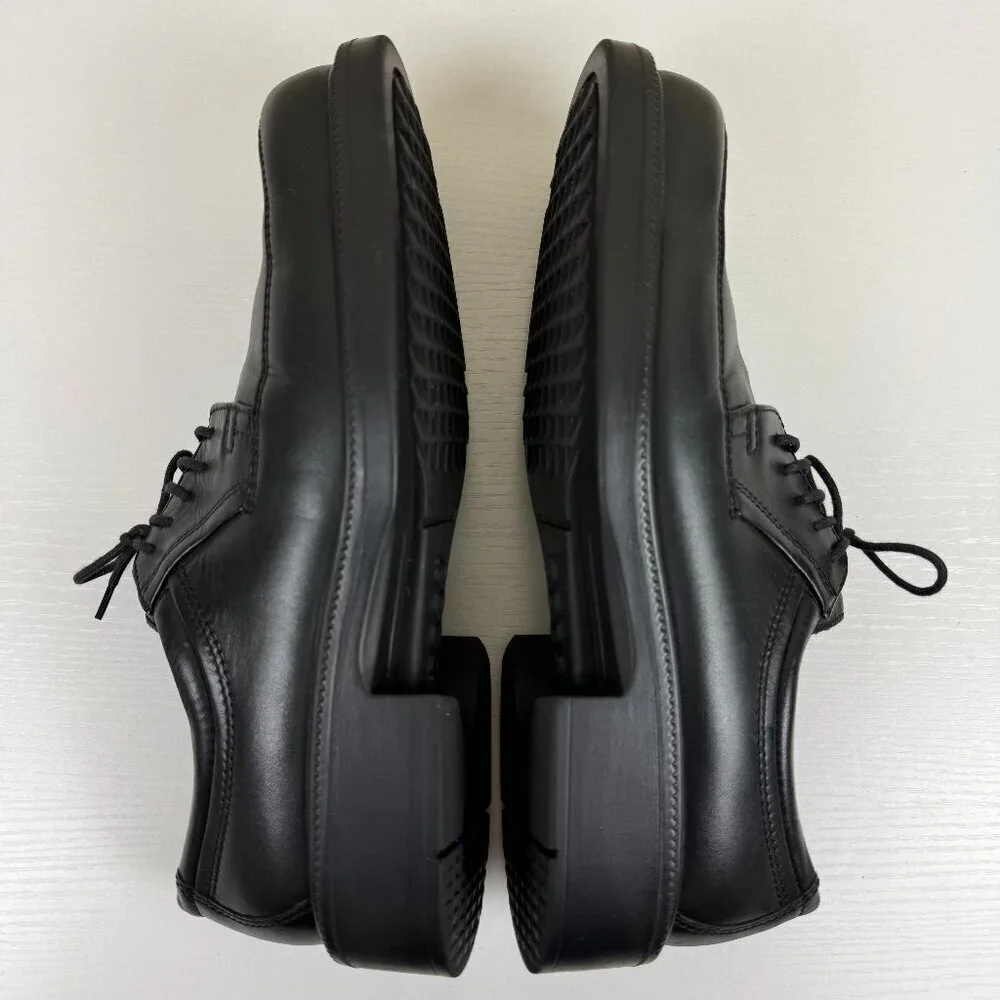 EUC ECCO City Black Leather Oxford Dress Shoes